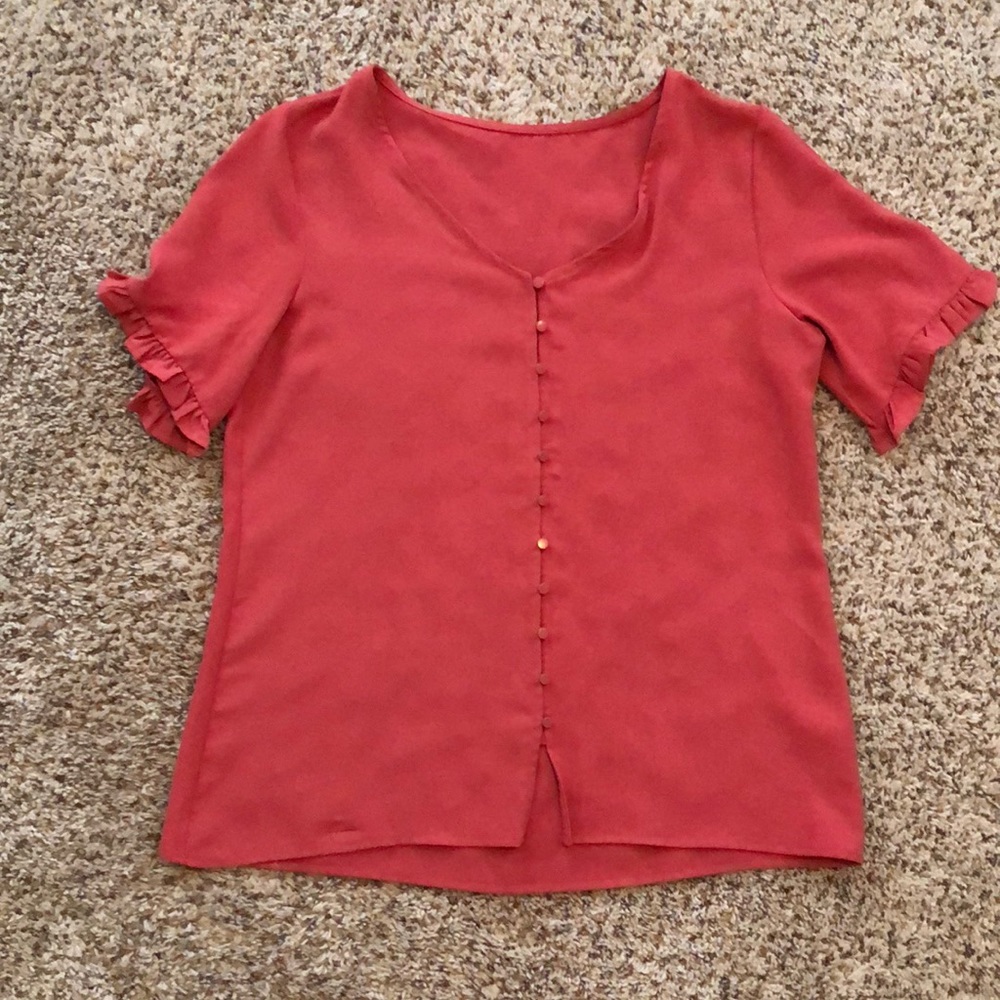 Gorgeous Salmon Colored Blouse